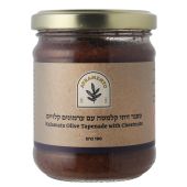 טפנד זיתי קלמטה עם ערמונים קלויים