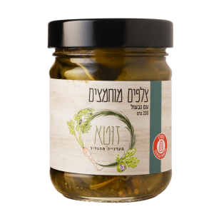 צלפים מוחמצים בשמן זית וחומץ