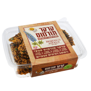 קרקר תורמוס דל פחמימה ועשיר בחלבון