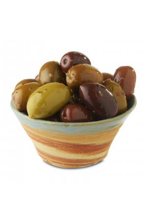 זיתים קוקטייל יווני עם עשבי תיבול