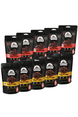  BILTONG בילטונג רגיל וחריף (כשר)- מארז חסכון
